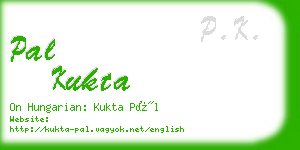 pal kukta business card